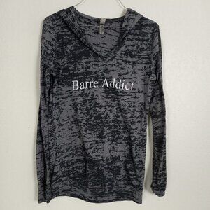 Barre Addict 253 Long Sleeve Hoodie Top S Small